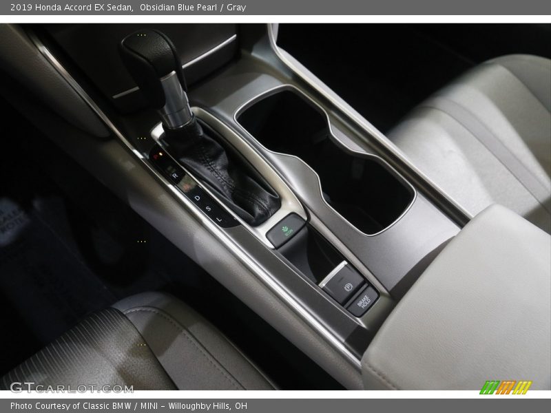 Obsidian Blue Pearl / Gray 2019 Honda Accord EX Sedan