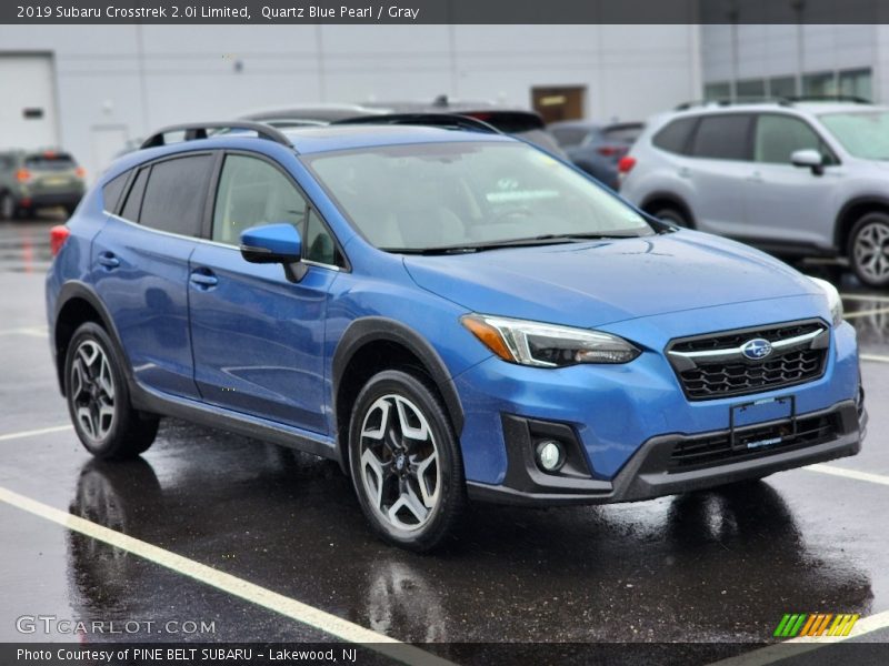 Quartz Blue Pearl / Gray 2019 Subaru Crosstrek 2.0i Limited