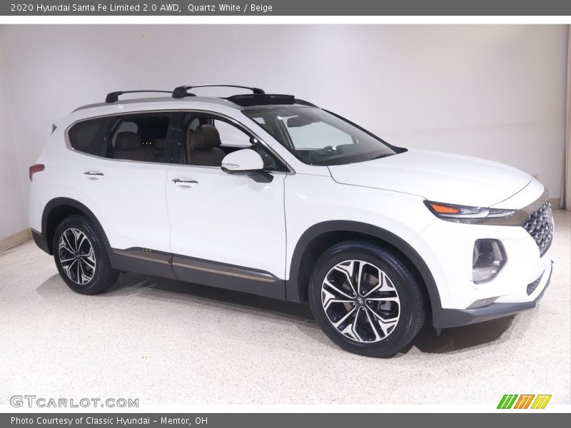  2020 Santa Fe Limited 2.0 AWD Quartz White