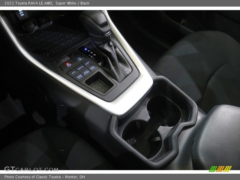 Super White / Black 2021 Toyota RAV4 LE AWD