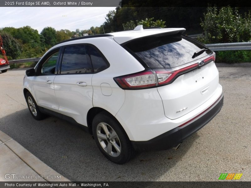 Oxford White / Ebony 2015 Ford Edge SE AWD