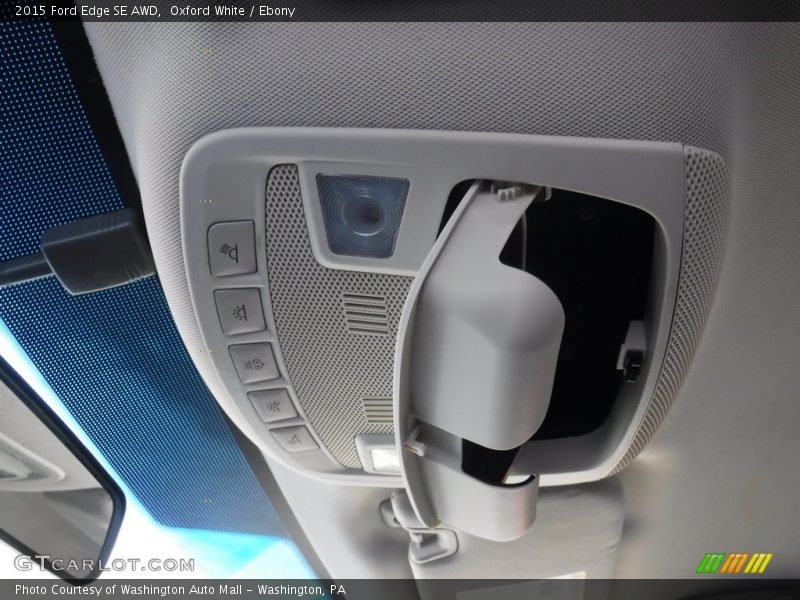 Oxford White / Ebony 2015 Ford Edge SE AWD