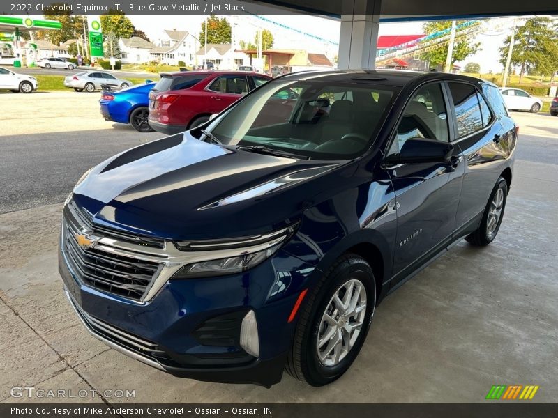 Blue Glow Metallic / Jet Black 2022 Chevrolet Equinox LT