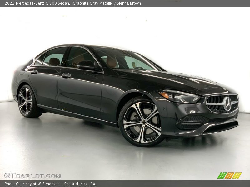 Graphite Gray Metallic / Sienna Brown 2022 Mercedes-Benz C 300 Sedan