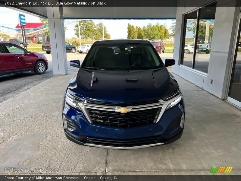 Blue Glow Metallic / Jet Black 2022 Chevrolet Equinox LT