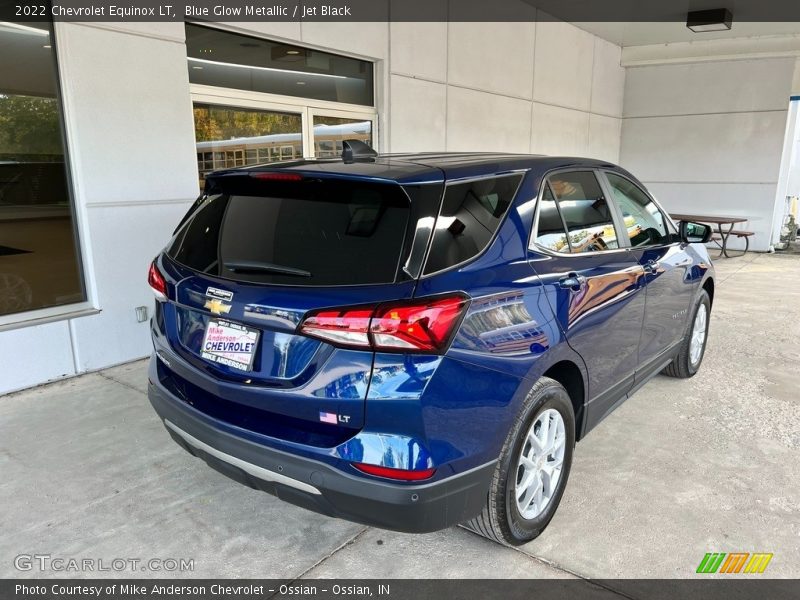 Blue Glow Metallic / Jet Black 2022 Chevrolet Equinox LT