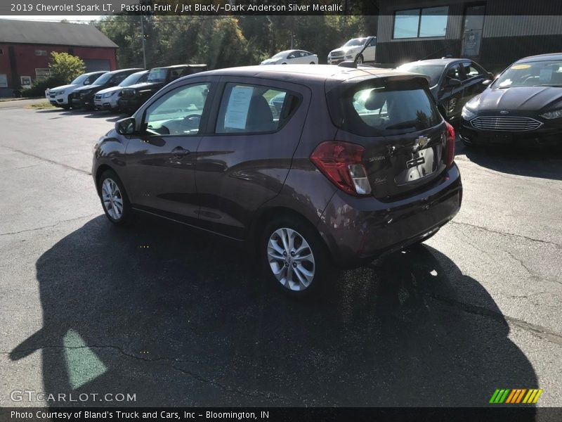 Passion Fruit / Jet Black/­Dark Anderson Silver Metallic 2019 Chevrolet Spark LT