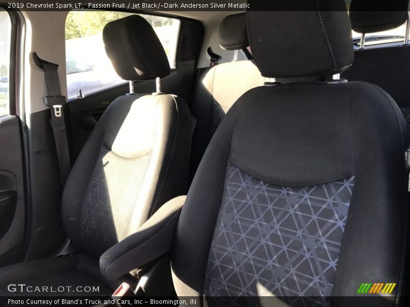 Passion Fruit / Jet Black/­Dark Anderson Silver Metallic 2019 Chevrolet Spark LT