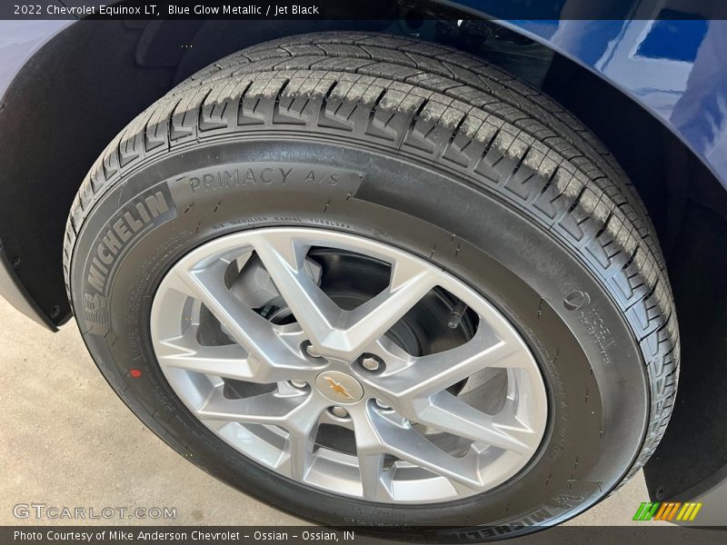 Blue Glow Metallic / Jet Black 2022 Chevrolet Equinox LT