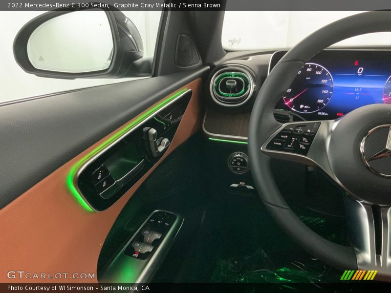 Graphite Gray Metallic / Sienna Brown 2022 Mercedes-Benz C 300 Sedan