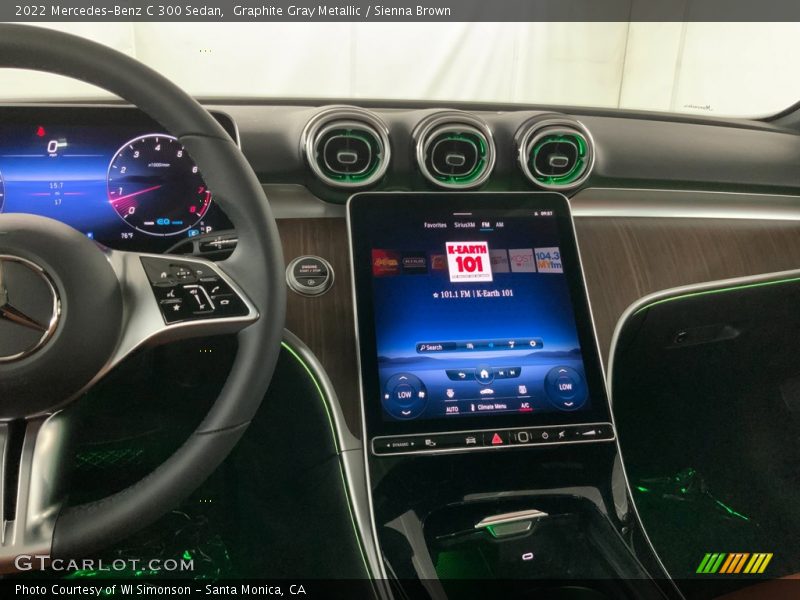 Graphite Gray Metallic / Sienna Brown 2022 Mercedes-Benz C 300 Sedan