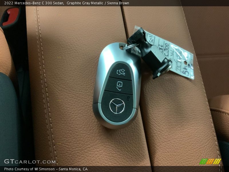 Graphite Gray Metallic / Sienna Brown 2022 Mercedes-Benz C 300 Sedan