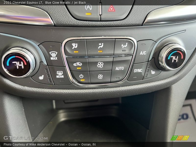 Blue Glow Metallic / Jet Black 2022 Chevrolet Equinox LT
