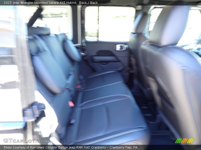 Black / Black 2023 Jeep Wrangler Unlimited Sahara 4XE Hybrid