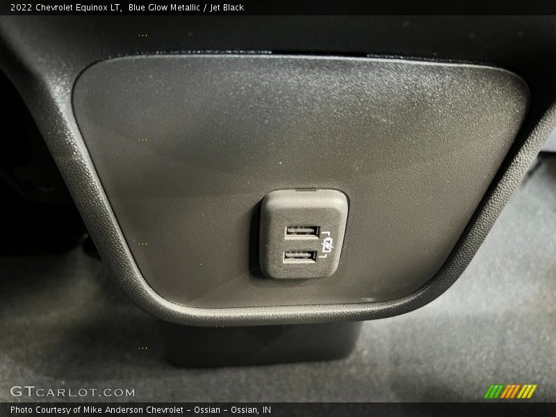 Blue Glow Metallic / Jet Black 2022 Chevrolet Equinox LT