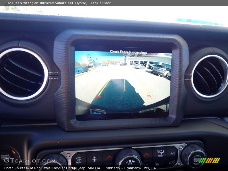 Black / Black 2023 Jeep Wrangler Unlimited Sahara 4XE Hybrid