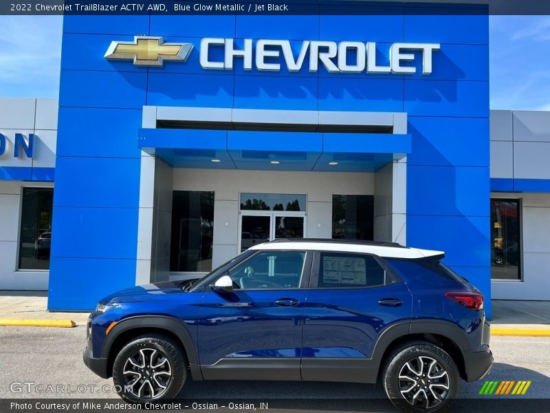 Blue Glow Metallic / Jet Black 2022 Chevrolet TrailBlazer ACTIV AWD