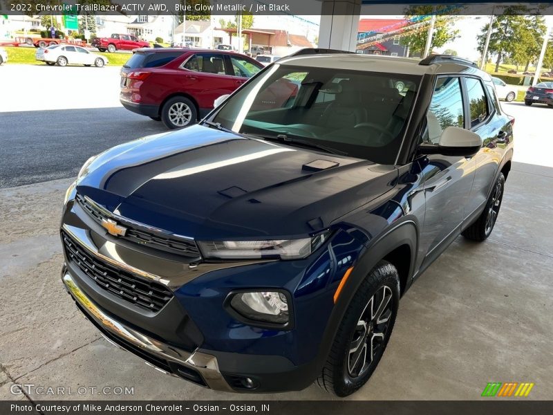 Blue Glow Metallic / Jet Black 2022 Chevrolet TrailBlazer ACTIV AWD