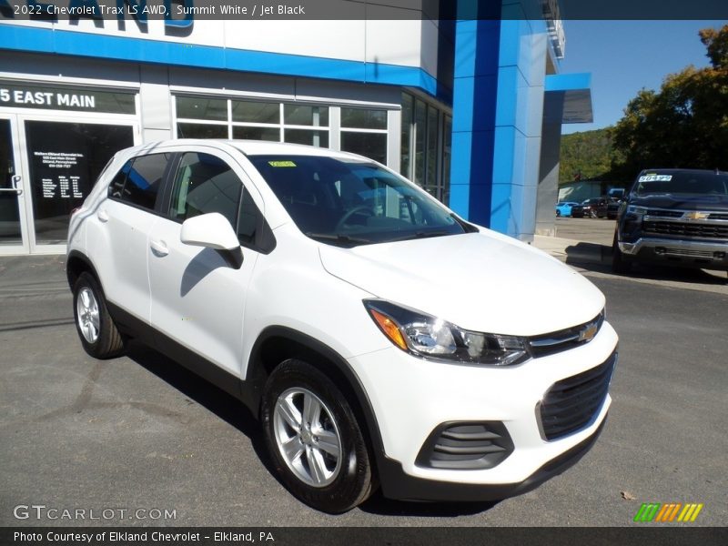 Summit White / Jet Black 2022 Chevrolet Trax LS AWD