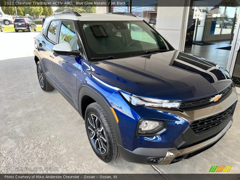 Blue Glow Metallic / Jet Black 2022 Chevrolet TrailBlazer ACTIV AWD