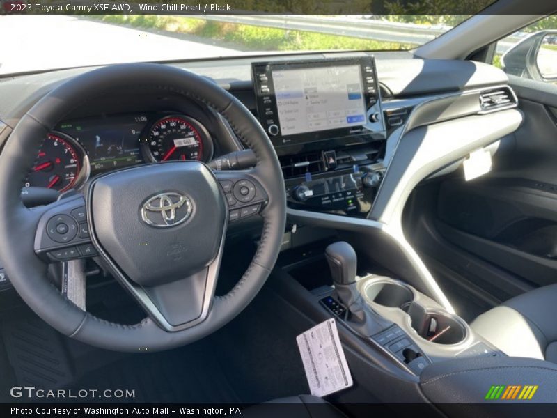Wind Chill Pearl / Black 2023 Toyota Camry XSE AWD