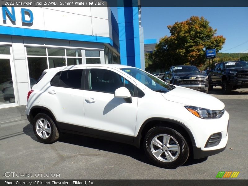 Summit White / Jet Black 2022 Chevrolet Trax LS AWD