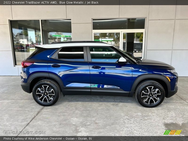 Blue Glow Metallic / Jet Black 2022 Chevrolet TrailBlazer ACTIV AWD