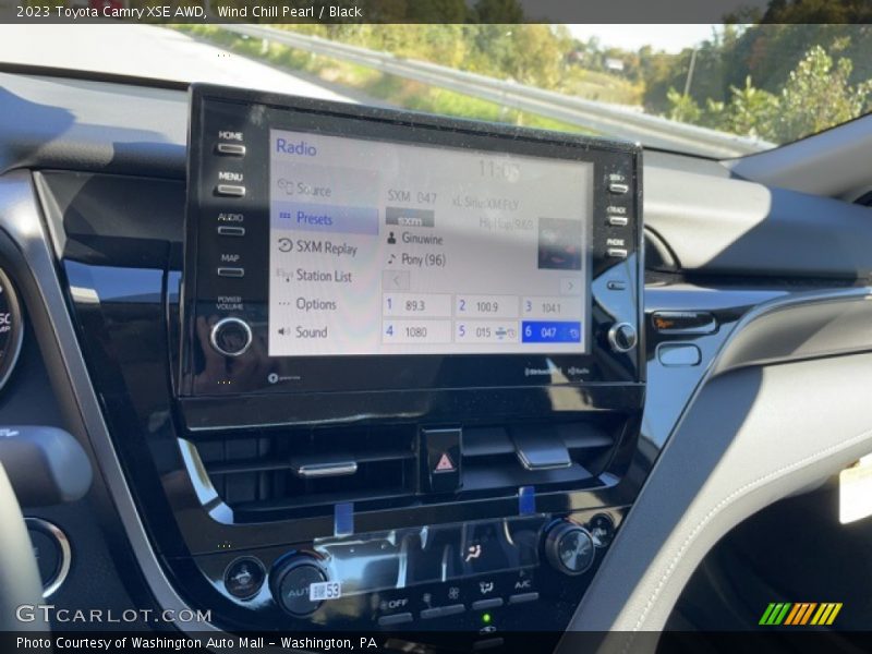 Wind Chill Pearl / Black 2023 Toyota Camry XSE AWD