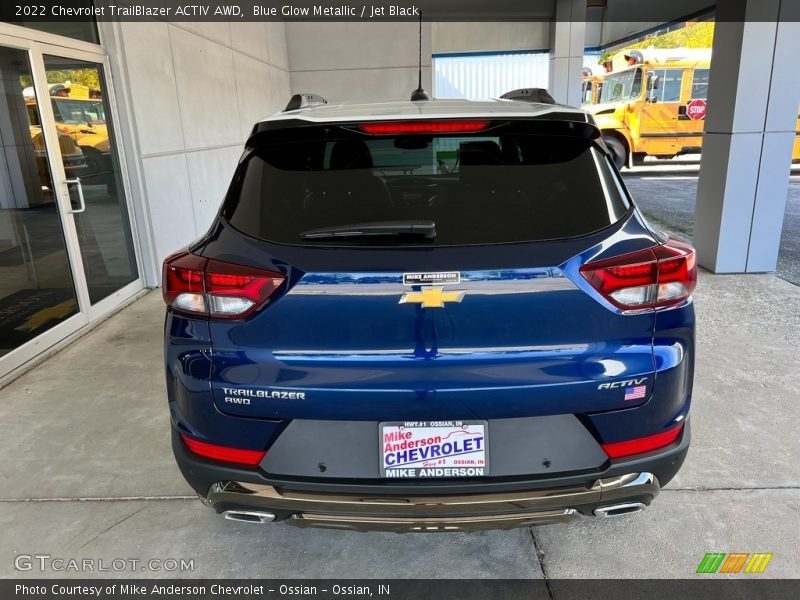 Blue Glow Metallic / Jet Black 2022 Chevrolet TrailBlazer ACTIV AWD