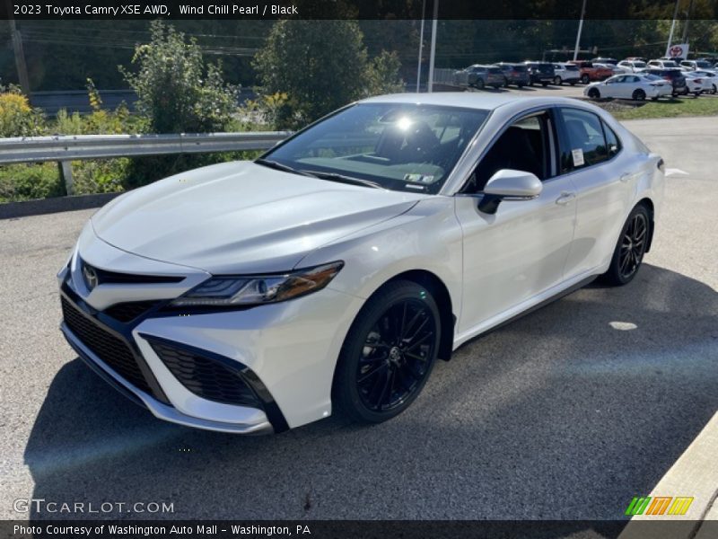 Wind Chill Pearl / Black 2023 Toyota Camry XSE AWD