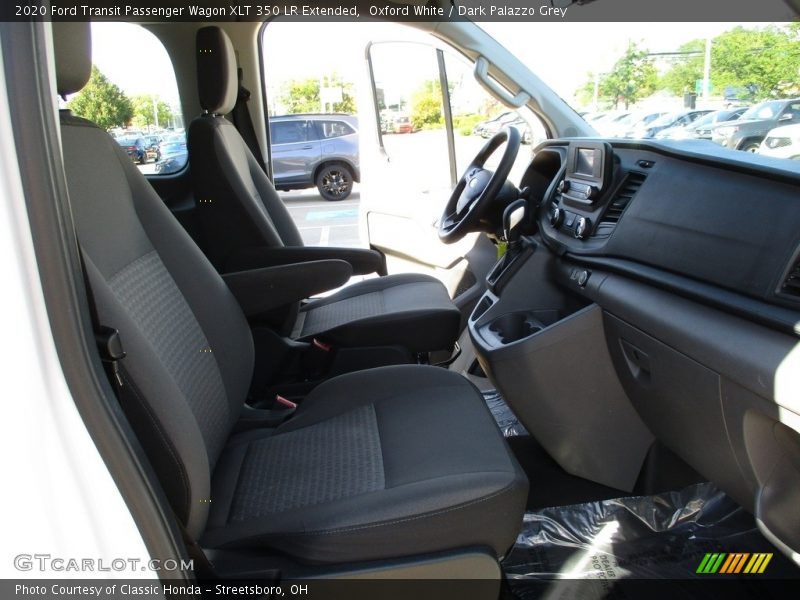 Oxford White / Dark Palazzo Grey 2020 Ford Transit Passenger Wagon XLT 350 LR Extended