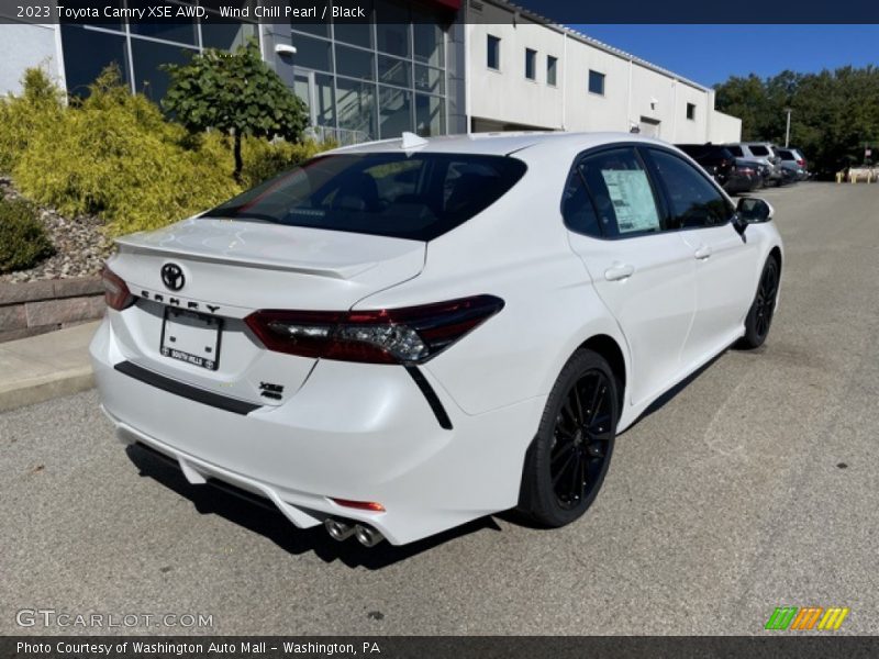 Wind Chill Pearl / Black 2023 Toyota Camry XSE AWD