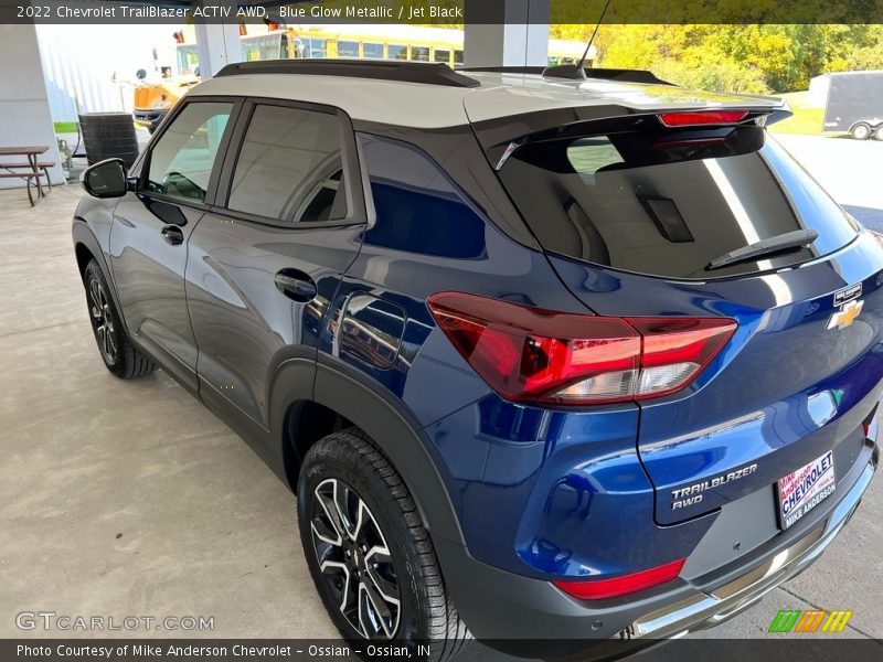 Blue Glow Metallic / Jet Black 2022 Chevrolet TrailBlazer ACTIV AWD