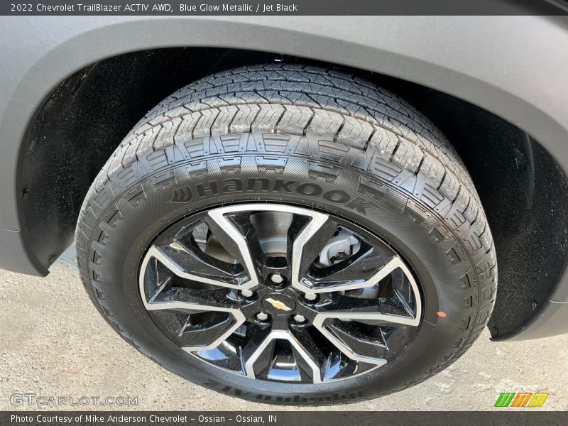Blue Glow Metallic / Jet Black 2022 Chevrolet TrailBlazer ACTIV AWD
