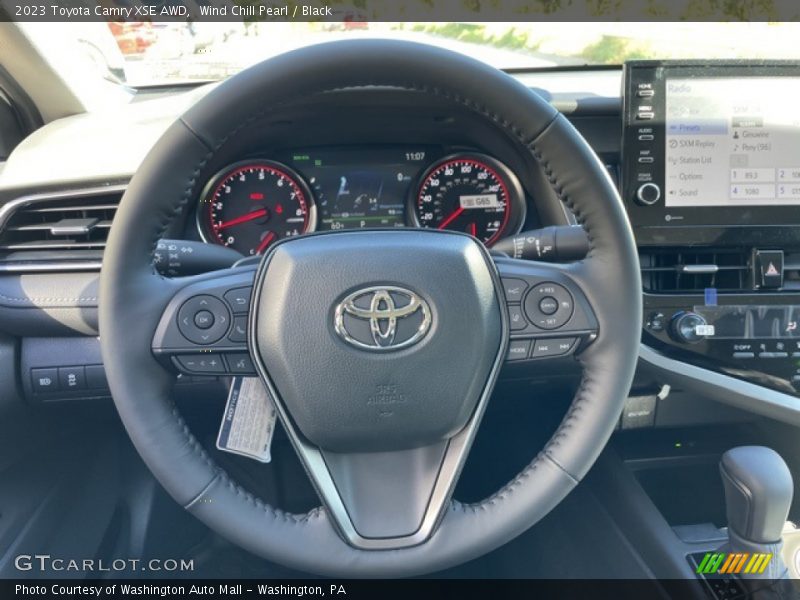 Wind Chill Pearl / Black 2023 Toyota Camry XSE AWD