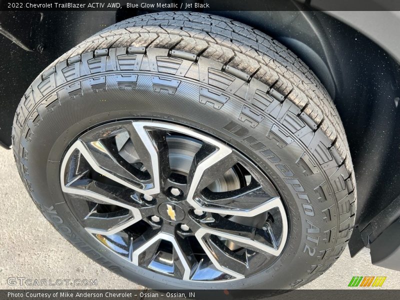 Blue Glow Metallic / Jet Black 2022 Chevrolet TrailBlazer ACTIV AWD