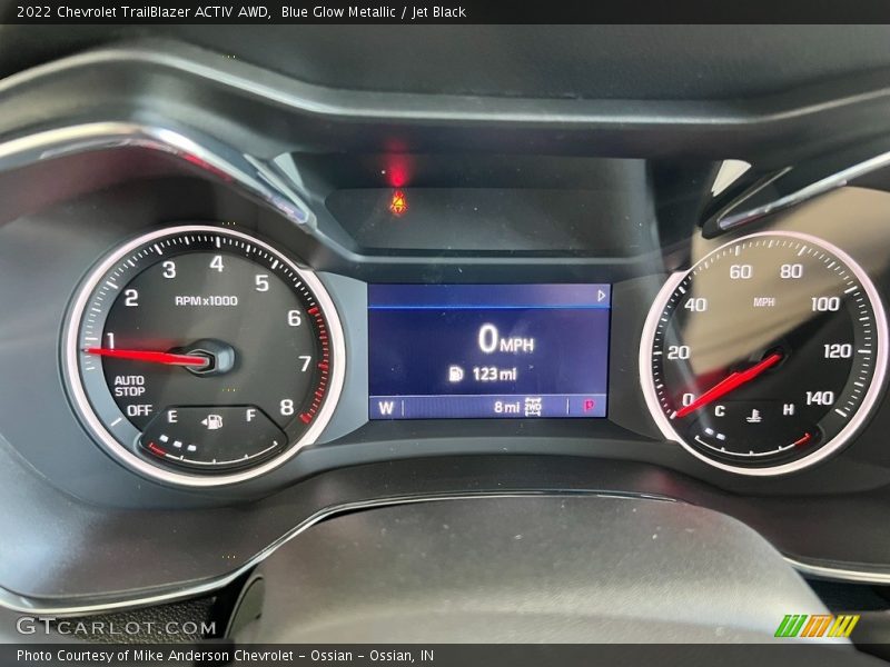 Blue Glow Metallic / Jet Black 2022 Chevrolet TrailBlazer ACTIV AWD