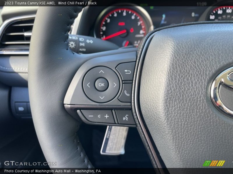 Wind Chill Pearl / Black 2023 Toyota Camry XSE AWD
