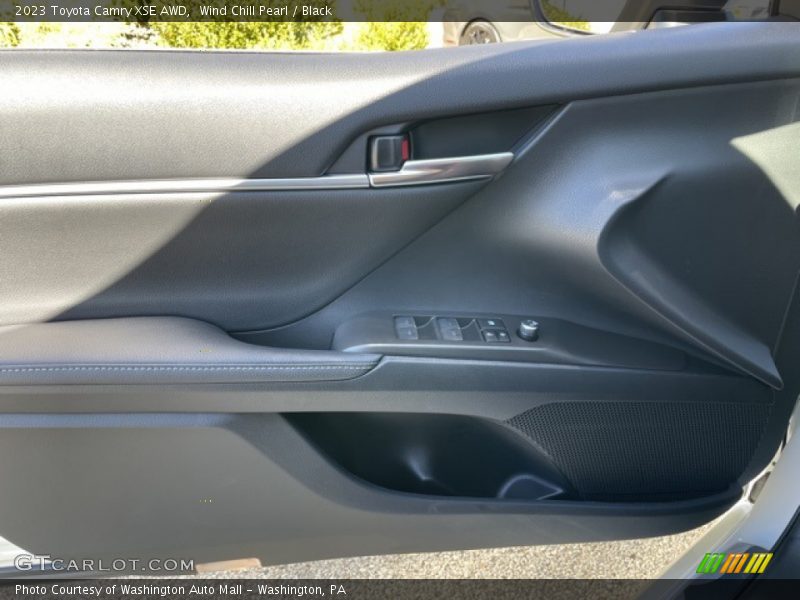 Wind Chill Pearl / Black 2023 Toyota Camry XSE AWD