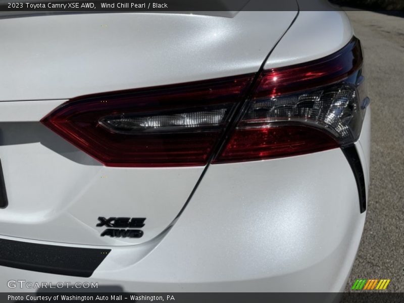 Wind Chill Pearl / Black 2023 Toyota Camry XSE AWD
