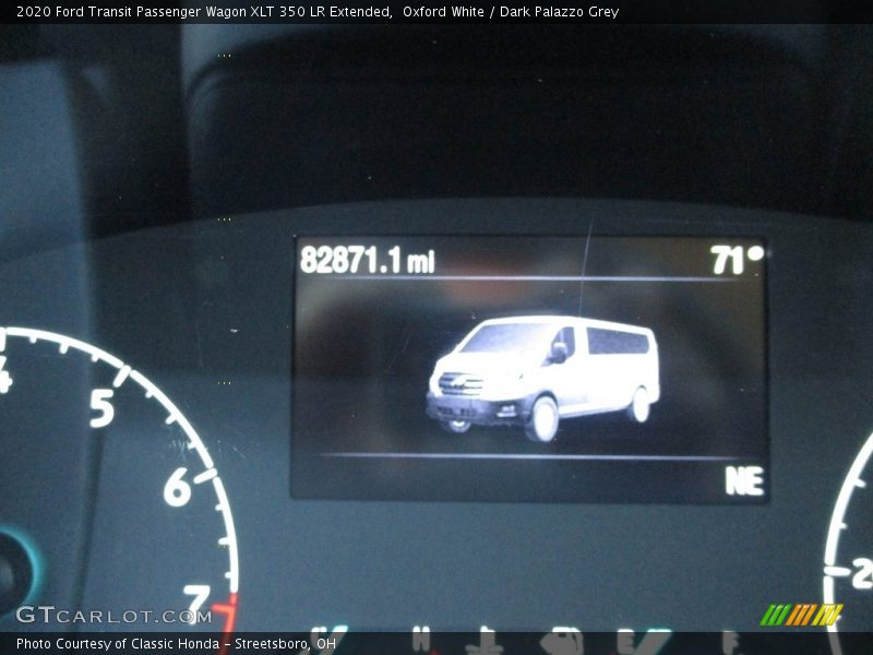 Oxford White / Dark Palazzo Grey 2020 Ford Transit Passenger Wagon XLT 350 LR Extended