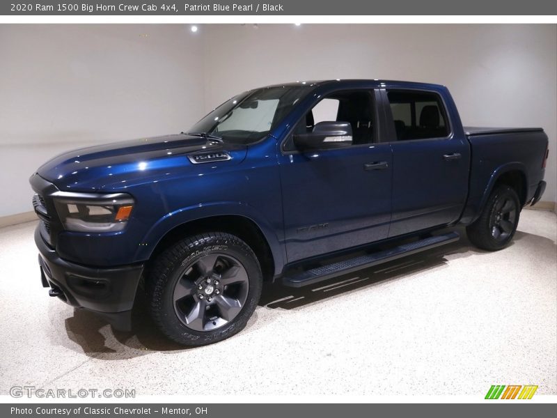 Patriot Blue Pearl / Black 2020 Ram 1500 Big Horn Crew Cab 4x4