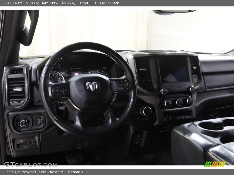 Patriot Blue Pearl / Black 2020 Ram 1500 Big Horn Crew Cab 4x4