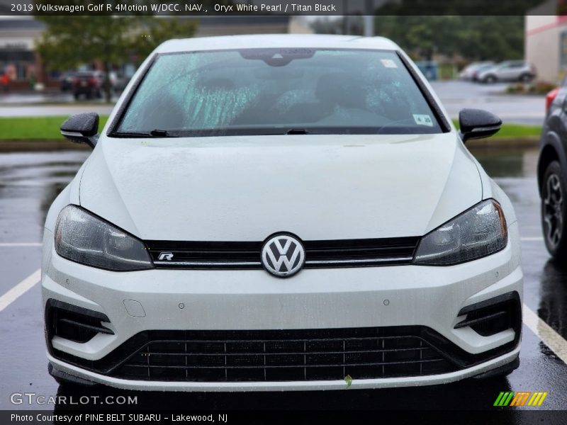 Oryx White Pearl / Titan Black 2019 Volkswagen Golf R 4Motion W/DCC. NAV.
