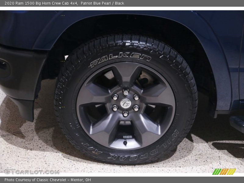 Patriot Blue Pearl / Black 2020 Ram 1500 Big Horn Crew Cab 4x4