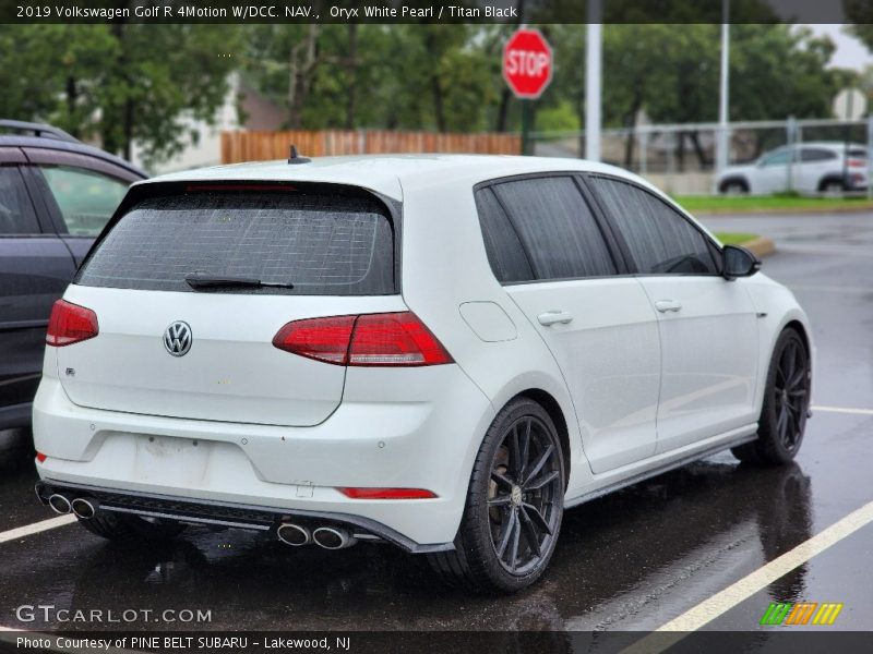 Oryx White Pearl / Titan Black 2019 Volkswagen Golf R 4Motion W/DCC. NAV.