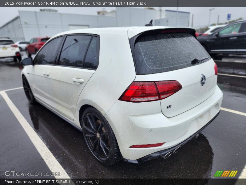 Oryx White Pearl / Titan Black 2019 Volkswagen Golf R 4Motion W/DCC. NAV.