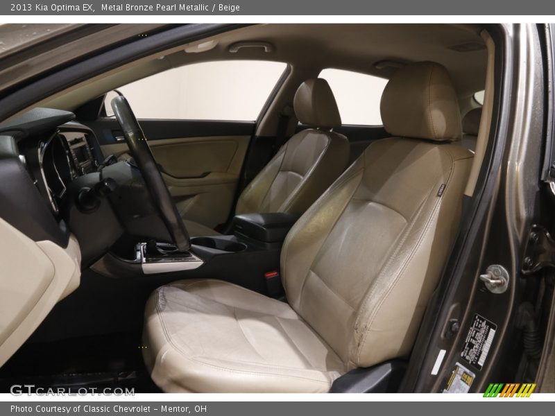 Metal Bronze Pearl Metallic / Beige 2013 Kia Optima EX