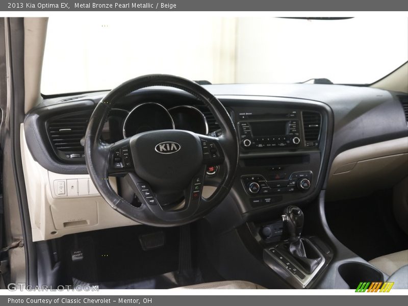 Metal Bronze Pearl Metallic / Beige 2013 Kia Optima EX