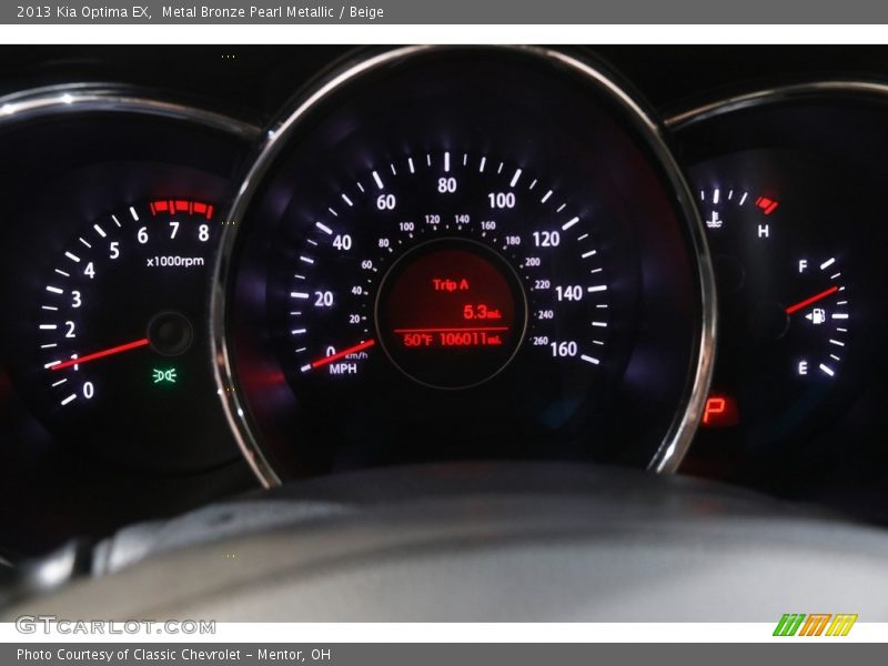 Metal Bronze Pearl Metallic / Beige 2013 Kia Optima EX